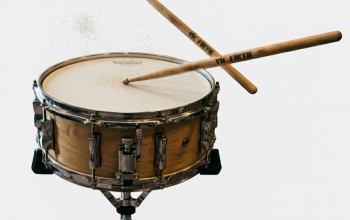 Drum and drumsticks